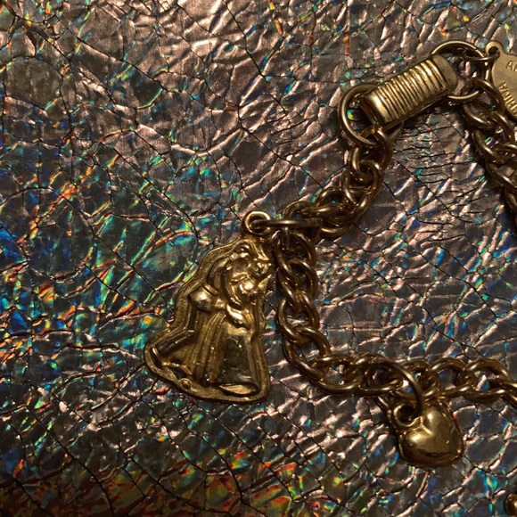 Vintage Applause Gold Disney Charm Bracelet - Picture 2 of 3